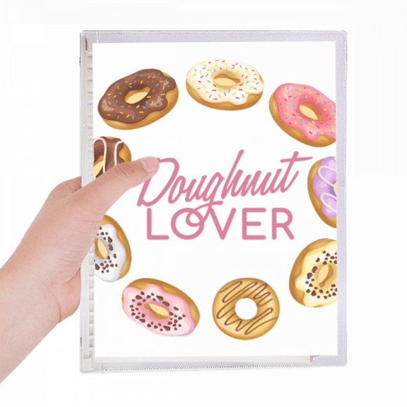 Circle Western Dessert Food Notebook Loose Diary Refillable Journal Stationery