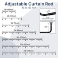 thumbnail image 4 of Barra de cortina ENJOYBASICS Blackout ajustable de 168 a 305 cm, 4 of 7