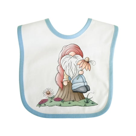 

Inktastic Spring Gnome 2021 Gift Baby Boy or Baby Girl Bib