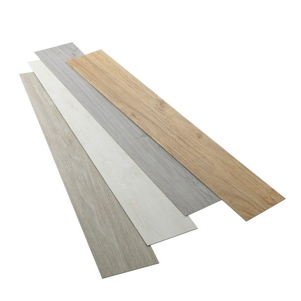 16 PCS Vinyl Floor Planks Adhesive Floor Tiles 2.0mm Thick Easy