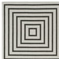 thumbnail image 3 of SAFAVIEH Beach House Arthur Geometric Indoor/Outdoor Area Rug, Light Grey/Charcoal, 5'3" x 7'6", 3 of 5