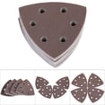 thumbnail image 1 of Papel De Lija Triangular, 4 Hojas De Papel De Lija De Esponja De 6 Agujeros, Herramientas De Pulido De Papel De Lija De Disco Triangular, Esponjas De Lijado, 1 of 7