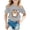 Grey, variant on Kids Girls T Shirts Blue Printed Girls Short Sleeve Tops Crewneck Girls Summer Tops Girls Clothing 3-4 Years