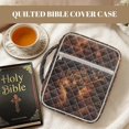 thumbnail image 3 of Pzuqiu Deer Bible Carrying Case for Women Fashion Large Quilted Bible Cover Lightweight Study Scripture Bag with Handle for Baptism Christenings Birthdays Celebrations, 3 of 7