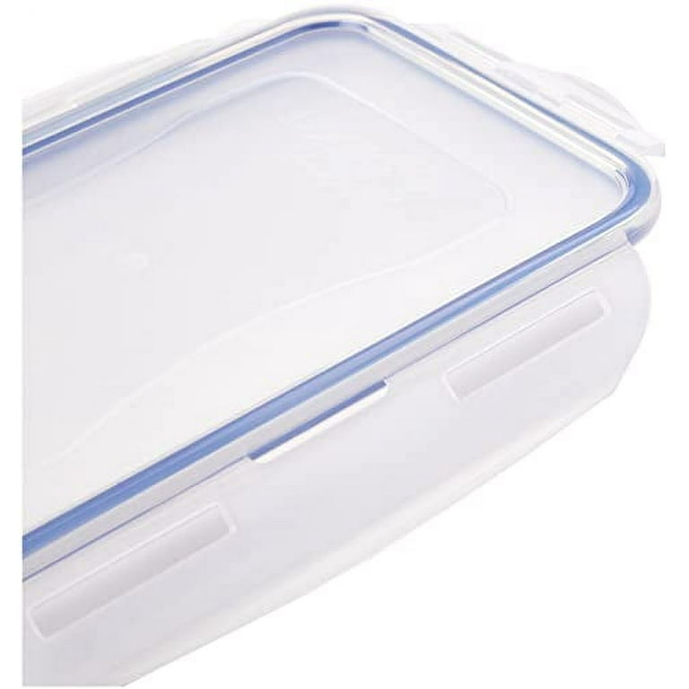 LOCK & LOCK Easy Essentials Food lids/Pantry Storage/Airtight containers,  BPA Free, Square-16.9 Cup-for Chips, Clear