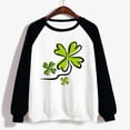 thumbnail image 4 of Besolor Chandails de la Saint-Patrick pour Femmes à Manches Longues avec Trèfle, Col Rond, Tunique de Vacances, 4 of 4