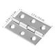 thumbnail image 5 of EeaseMX Bisagras de acero inoxidable de 2 pulgadas con rodamiento de ranura libre, engrosadas y silenciosas, para puertas y ventanas plegables (plata), 30 unidades, 5 of 7
