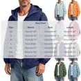 thumbnail image 4 of DYTTDG Men's Lightweight Sun Protection Hooded Jacket, Full Zip Breathable Solid Color Windbreaker with Pockets for Hiking & Outdoor Sports, 4 of 7