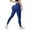 A-Blue545, variant on XIAONU Womens Ribbed Seamless Leggings High Waisted Butt Lifting Stretch Pants For Yoga Gym Workout Casual Wear