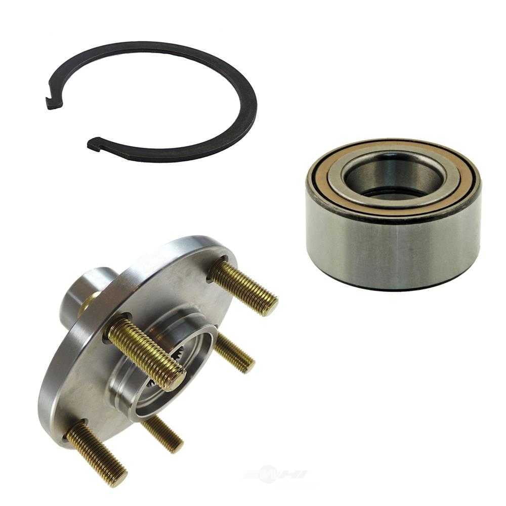 ACDelco 51853SK Front Wheel Bearing and Hub Assembly Repair Kit