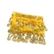 thumbnail image 4 of Falda de lentejuelas con cortina de cadera para danza del vientre de mascotas, disfraces ligeros para cachorros de diseñador Amarillo, 4 of 8