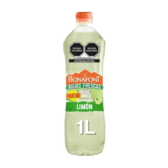 Agua saborizada Bonafont Aguas Frescas limón de 1 l