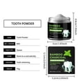 thumbnail image 4 of Bamboos Charcoal Whitenings Tooth Powder Brightens Teeth Care Enamel And Gums 60g, 4 of 8