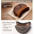 thumbnail image 4 of Lymphatic Contour Face Brush Wooden Handle Lymphatic Drainage Face Sculpting Brush Facial Dry Gua Sha Brush Massager Tool Contour Lift Glow Makeup Lymph Drainage Brushes for Face Neck Double Chin, 4 of 6