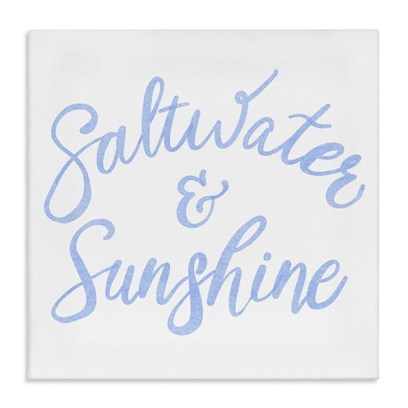 Stupell Industries Contemporary Minimal Saltwater & Sunshine Canvas Art, 17 x 17, by SunDance Group; LLC