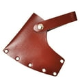 thumbnail image 1 of Funda para cabeza de hacha, funda para cabeza de hacha, carpintería, seguridad para acampar, cubierta para hacha protectora para exteriores, funda Marrón, 1 of 8
