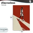 thumbnail image 4 of Stupell Industries Modern Retro Basketball Legend Canvas Art, 16 x 24, by Ray Powers, 4 of 8