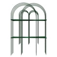 thumbnail image 2 of Garden Zone 24" x 10' Green Metal and PVC Garden Border Edging, 2 of 5