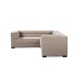 thumbnail image 4 of Chic Home Jasper Left Facing Sectional Sofa Linen-Textured Upholstered, 4 of 9