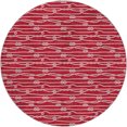 thumbnail image 2 of Addison Rugs Dream Shag Premium Machine Washable Transitional Rope Red Round Rug, 8' x 8', 2 of 8
