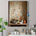 thumbnail image 4 of Qisvanset 12x16 Inch Wildflower Mural Canvas Wall Art, Soft Botanical Peel Stick Art Apartment Decor, 4 of 8