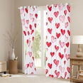 thumbnail image 3 of Homewish Cute Heart Loves Black Out Curtains,Happy Valentine'S Day Curtains Pack of 2 (42x63 Each),White Pink Bedroom Curtains For Girls Kids,Breathable Home Decor, 3 of 6