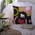 thumbnail image 3 of Carolines Treasures KJ1122PW1414 Bulldog Decorative   Canvas Fabric Pillow 14Hx14W multicolor, 3 of 4