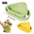 thumbnail image 3 of One-Touch Auto-Dump Filter Basket, Suction-Cup Sink Strainer & Sponge Holder, Corner Garbage Catcher for Kitchen Faucet, Quick Clean-Up Solution, 3 of 9