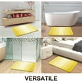 thumbnail image 6 of Luxury Bathroom Rug Mat, Extra Soft and Absorbent Bath Rugs, Non-Slip Plush Shaggy Bath Carpet Runner, Machine Wash Dry, Bath Mats for Bathroom Floor, Tub and Shower, 47x20, Yellow, 6 of 6