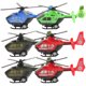 thumbnail image 2 of 6 piezas de simulación mini helicóptero de retroceso decoración de juguete modelos de aviones de retroceso modelos de aviones juguetes de inercia de plástico para niños jugando (color aleatorio), 2 of 7