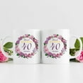 thumbnail image 6 of 40th Birthday Gifts for Women, Mom, Daughter, Sister, Wife, Friend, Aunt - Blessed By God for 40 Years with A Garland Birthday Mug - 11oz Coffee Mug (40th Birthday Gift), 6 of 6