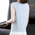 thumbnail image 3 of Dagugfen Women Sleeveless Tops Cap Sleeve Loose Fitting Casual Comfy Lightweight Work Basic Tees Tank Tops, 3 of 9