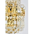 thumbnail image 3 of Corona 2 light Gold Wall Sconce Clear Royal Cut Crystal, 3 of 7