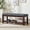 Darkgrey, variant on Shoe Bench Entryway, 44" End of Bed Bench,Upholstered Linen Bench for Living Room,Fabric Ottoman Bench with Solid Wood Shelf for Bedroom, Entrance Darkgrey