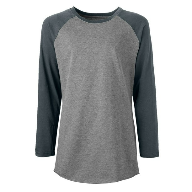 Soffe Soffe Womens Heathered Baseball Tee