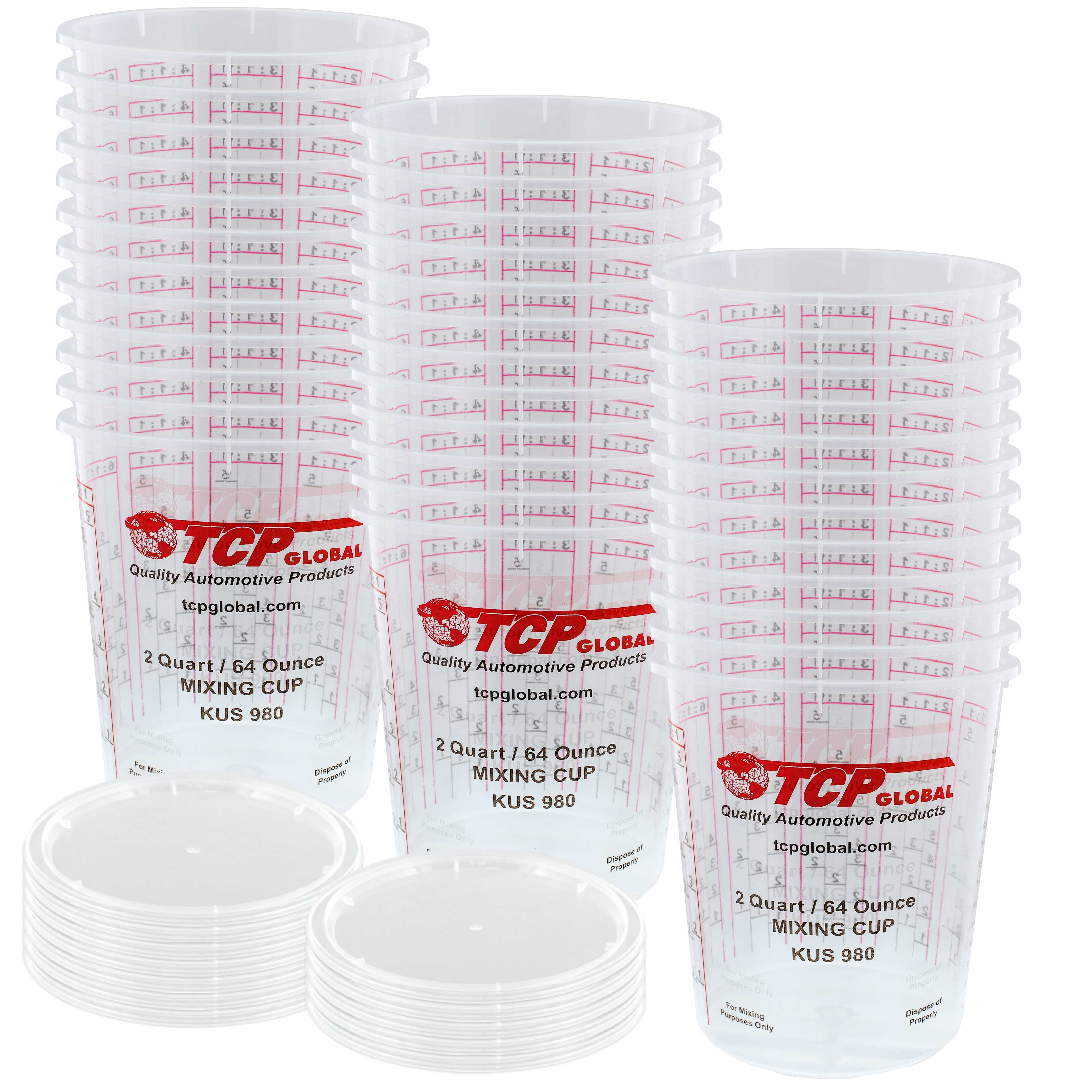Custom Shop /TCP Global Pack of 36 Mix Cups Half Gallon size 64
