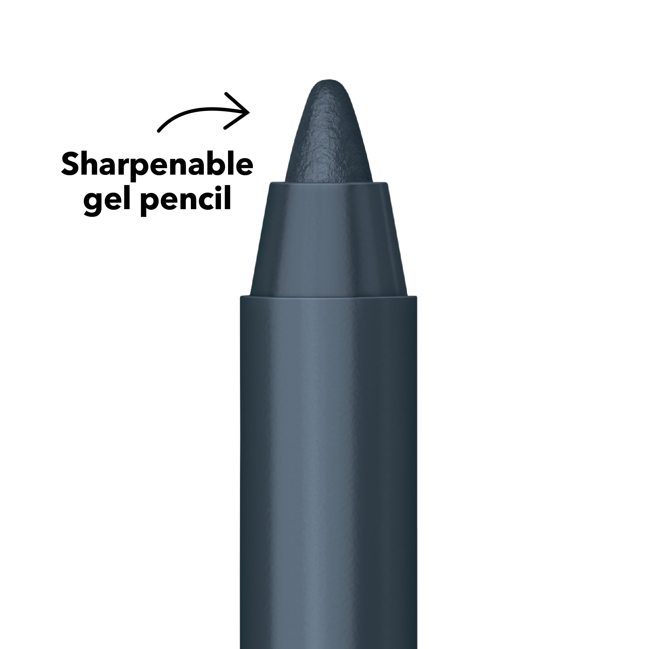 Hard Candy Party Lines Gel Eyeliner, Pencil Liner, 12HR Waterline Safe, Jailbreak, Matte Grey