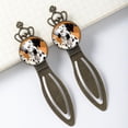 thumbnail image 3 of Dalmatians Vintage Copper Crown-Shaped Bookmarks: Stainless Steel Material, a Gift for Readers and Book Lovers - Each Set Includes Two Bookmarks, 3 of 5