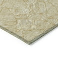 thumbnail image 5 of HomeRoots 594627 9 x 12 ft. Gold & Beige Floral Washable Indoor & Outdoor Rectangle Area Rug, 5 of 5