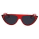 thumbnail image 5 of Gafas de terre de gato para mujer Lentes de gradiente clásico Tonos de moda vintage Gafas tamaño 400 , marco rojo y lente gris negro, se describe BLESIY Gafas de sol de la moda de las mujeres, 5 of 6
