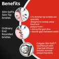 thumbnail image 2 of Colgate Slim Soft Charcoal Toothbrush (Pack of 3), 2 of 6