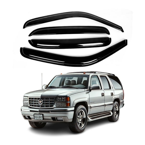 Fit for Cadillac Escalade 0206 Acrylic Window Visor Sun Rain Deflector Guard