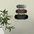 thumbnail image 4 of Designer Do Not Ring Doorbell Sign(Yellow / Black) - Medium, 4 of 6