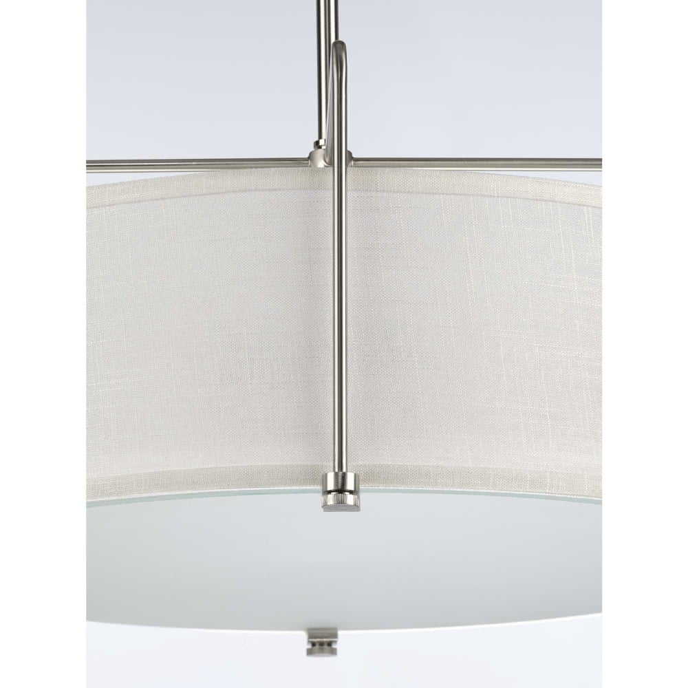Progress Lighting - Three Light Semi Flush Convertible - Close-to-Ceiling -