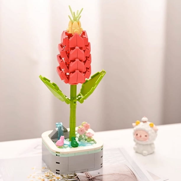 Ramo de bloques de construcción de partículas pequeñas de Diamond Horse para niños y niñas, bloques de construcción educativos para ensamblar, regalo creativo, decoración