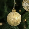 thumbnail image 4 of 6 PCS 3.2 Inches Christmas Ball Ornaments Essential Tree Balls Decorations Shatterproof Decor Plastic Christmas Ornaments Balls Party Decorations （Gold）, 4 of 6