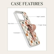 Walli Cases for iPhone 17 Case Aesthetic Wallet Phone Case Card Holder, Securely Holds up to 2 Cards - Cute, Trendy Phone Cover for Women, fits iPhone 17, w/ Kickstand & Finger Strap