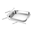 thumbnail image 2 of OFFIGAM Aluminum Roasting Pan Baking Stainless Steel Nonstick Surface Home Chefs 1Pack, 2 of 8