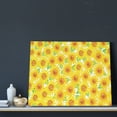 thumbnail image 3 of Zufioo Sunflowers2 Print Canvas Decorative Painting with Solid Wood Frame Art Decoration, Suitable for Home and Office Wall Decoration, 3 of 6