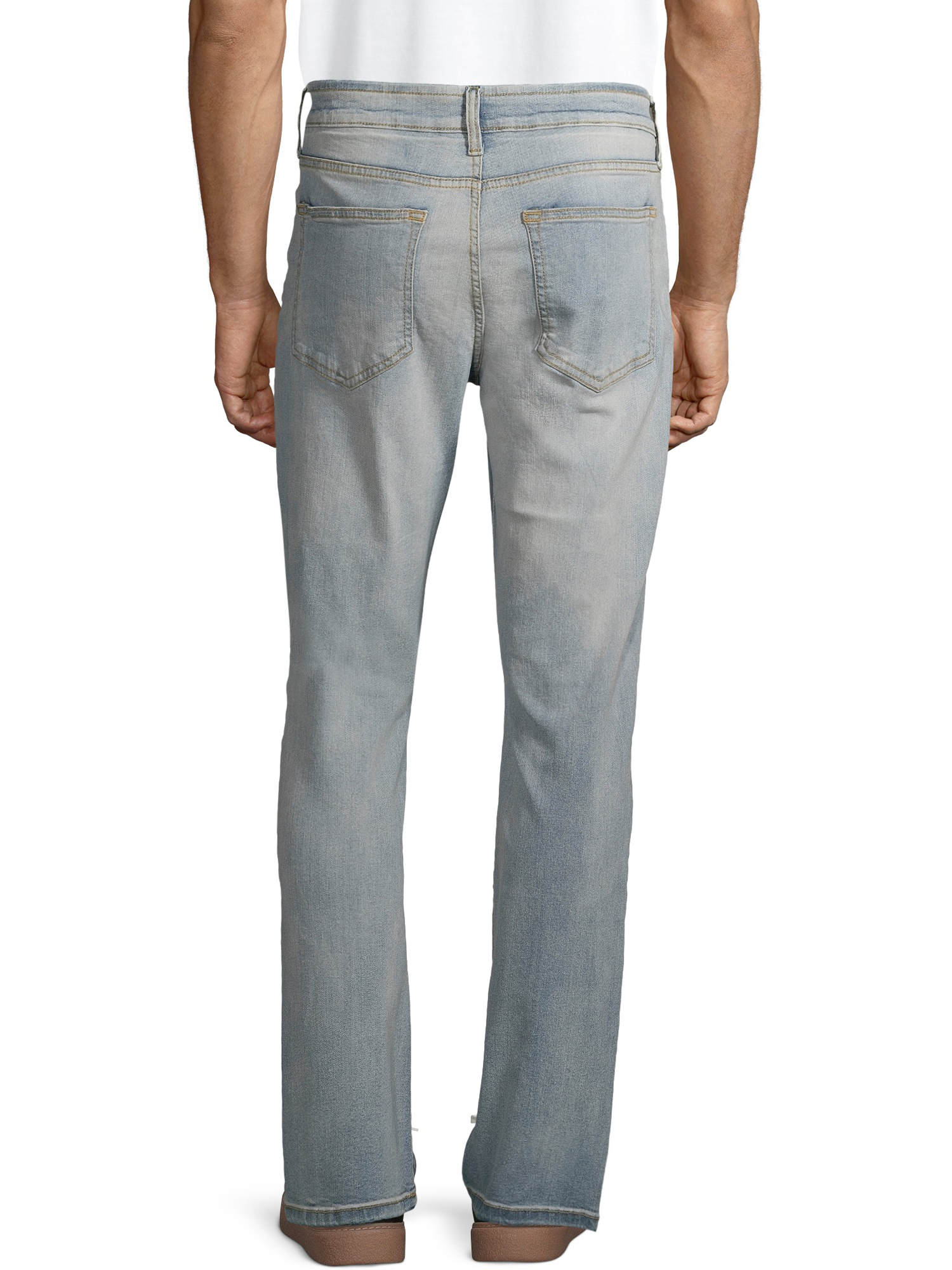 Lazer Men's Flex Denim Bootcut Jeans, Waist Sizes 29"-38", Bootcut Mens Jeans - image 2 of 3